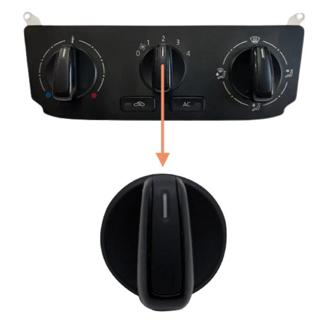 BOTÃO AR VENTILAÇÃO CENTRAL PRETO PEQUENO - BTG0004 em Oferta na Shopee