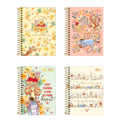Caderneta espiral capa dura 1/8 80 folhas Pooh Tilibra