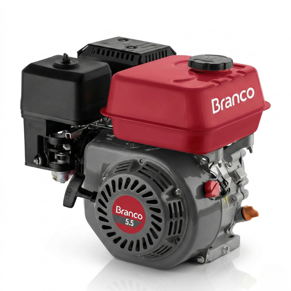 Motor à Gasolina Estacionário 4t 5,5cv B4t-5.5h - Branco Motores em Oferta na Shopee