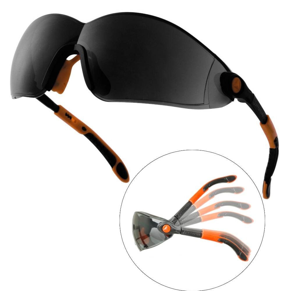 Óculos de segurança haste reclináveis cinza - Pacaya Clear Delta Plus em Oferta na Shopee