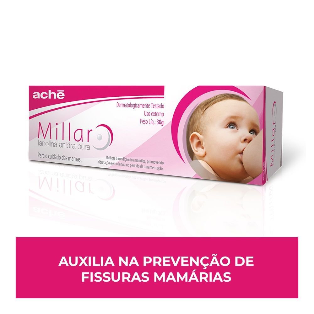 Millar Creme Hidratante para Seios Pomada com 30g em Oferta na Shopee