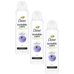 Kit 3 Desodorante Dove Invisible Care 150ml