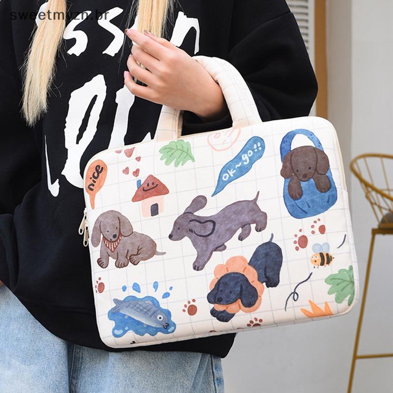 sweetmvzn Bolsa Fofa Para Laptop E Tablet , Air Lenovo ASUS 11 13 14 Espaços , Notebook À Prova De Choque Ipad 10.5 10.9