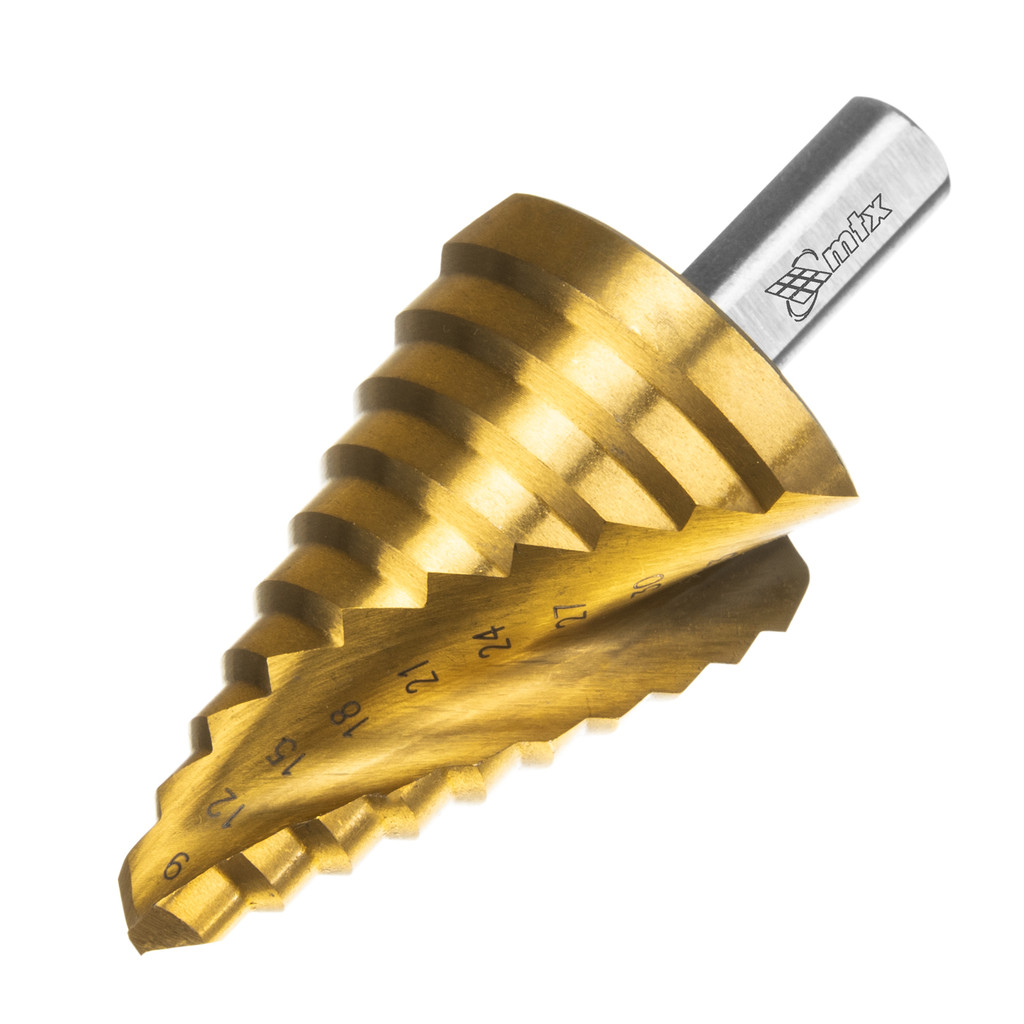 Broca Escalonada Espiral Aço Rápido 9 A 36mm MTX