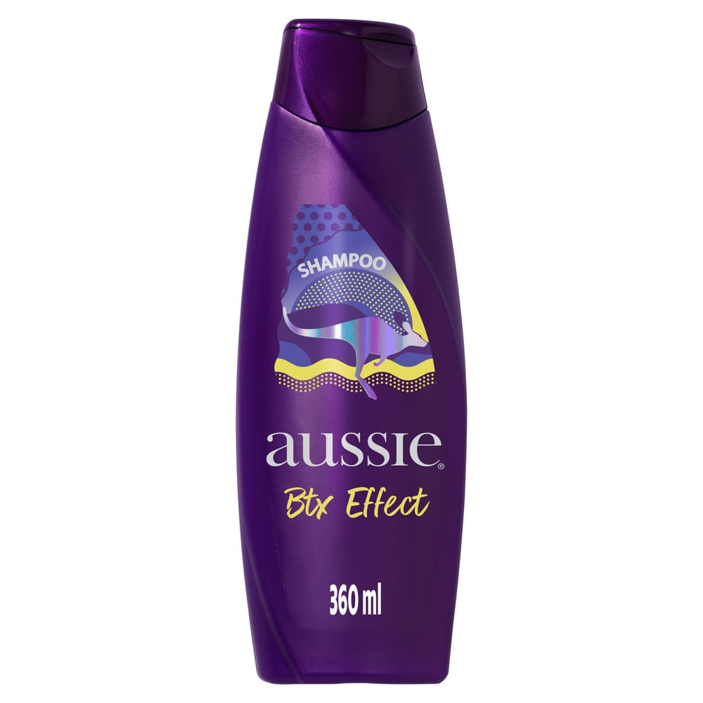 Shampoo Aussie Btx Effect Fios Nutridos e Alinhados 360ml em Oferta na Shopee