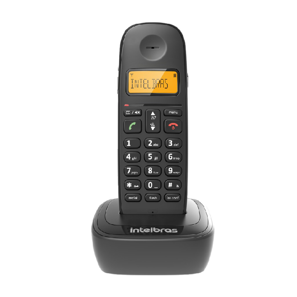 Telefone fixo Sem Fio Intelbras TS 2510 Preto