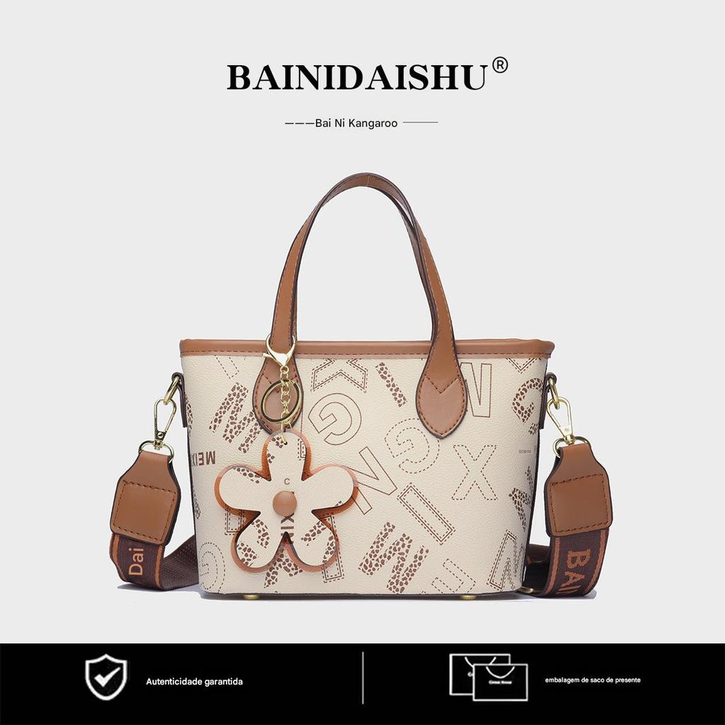 Bolsa de ombro/transversal versátil, estilo europeu e americano, ideal para deslocamentos diários.