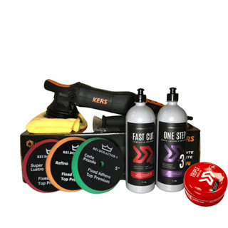 Politriz Roto Orbital Kers RS 15mm 900w 60hz 220v + Kit Profissional em Oferta na Shopee