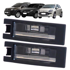 Par De Lanterna Luz De Placa Fiat Idea Toro Doblo Palio Sem Soquete