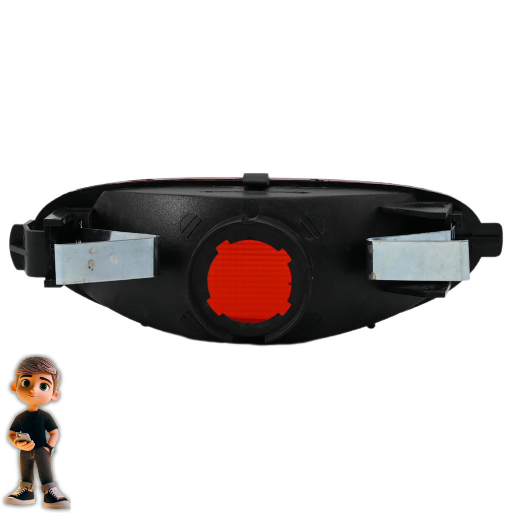 Lanterna Neblina Parachoque Peugeot 206 Peugeot 206 SW Vermelha — imagem 2 de 2