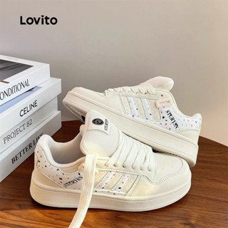 Lovito  Tênis Casuais Clássicos e Versáteis para Mulheres. LFA109017 em Oferta na Shopee