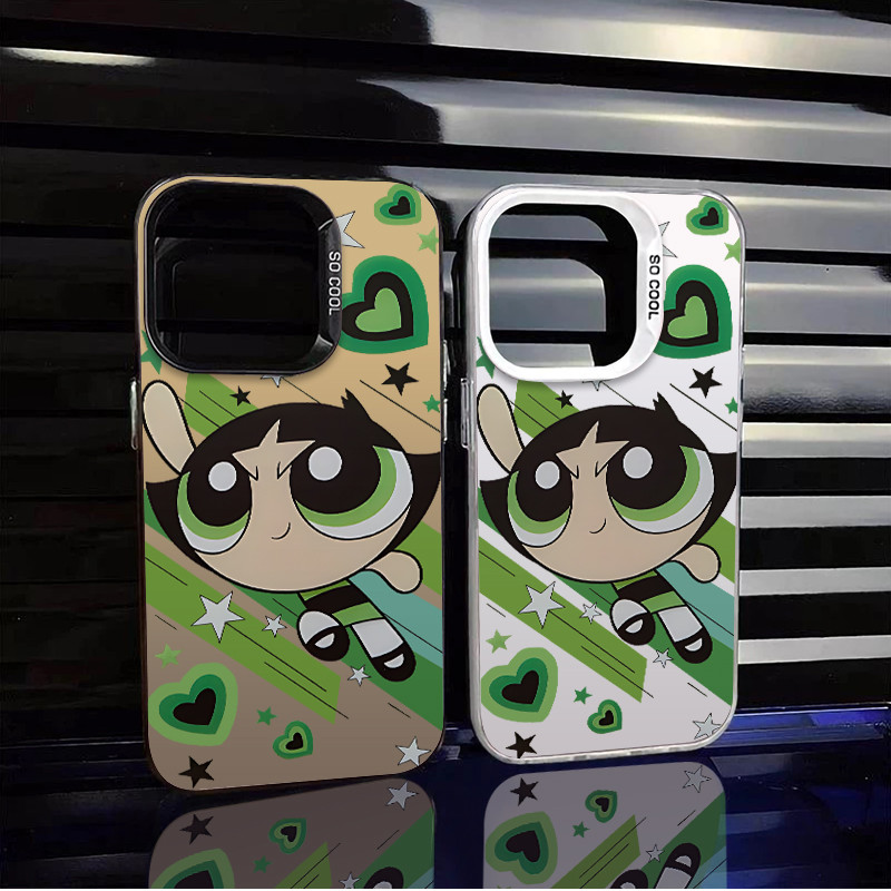 Capinha de celular para Samsung A16 A15 A14 A13 A17 A07 A05 A55 A35 S24 Ultra S25 Ultra capinha powerpuff girls 260