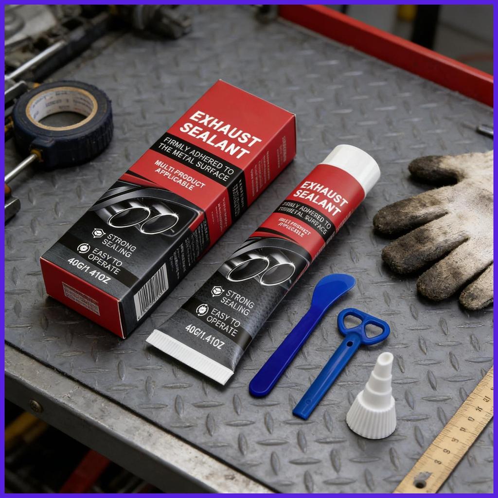 Selante De Tubo De Escape 40g , À Prova De Vazamento , Pasta Universal , Kit De Remendo Para Tubos , Carro , Motocicleta