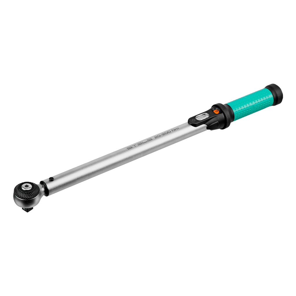 Torquímetro de Estalo Encaixe 1/2 Pol 20-200 NM Cromo Vanádio 1 Peça STELS