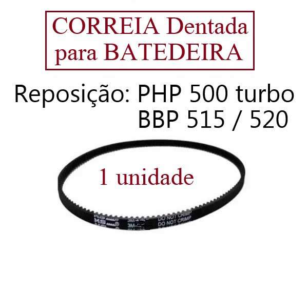 CORREIA DENTADA para BATEDEIRA PHP500 / BBP515 / BBP520 (reposição)