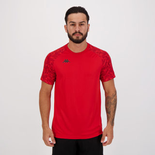 Camisa Kappa Shelty Vermelha em Oferta na Shopee