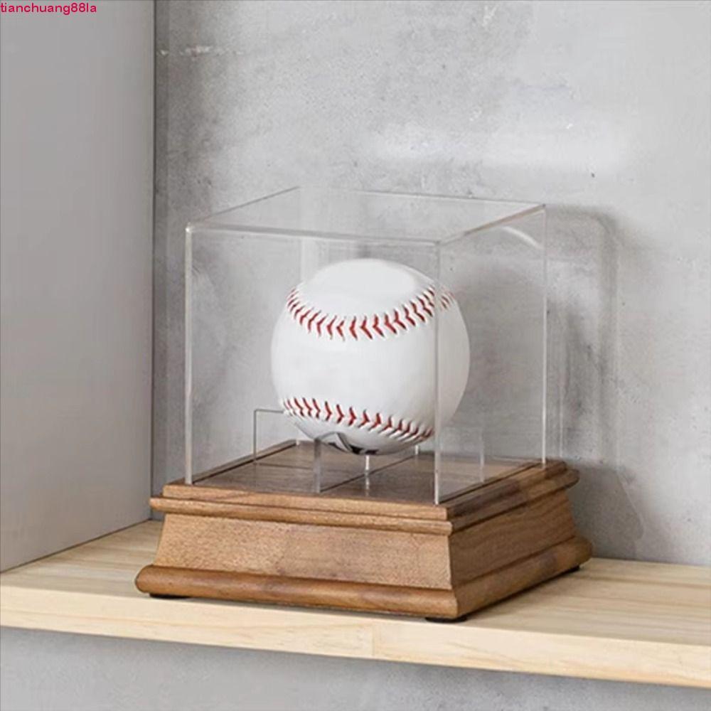 Caixa De Beisebol TIANCHUANG , Porta-Bolas À Prova De Poeira , Vitrine , Suporte Quadrado Transparente Para