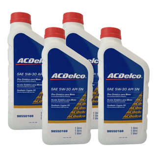4l Oleo Sintetico Motor Sae 5w30 Api Sn Acdelco 98550168 em Oferta na Shopee