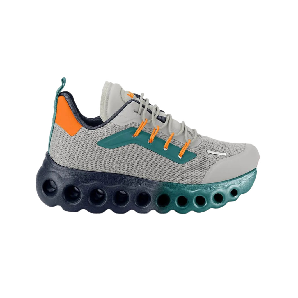 Tênis Infantil Menino Bibi Roller Sport Cinza Escolar 1270039 Leve Confortável Prático Original