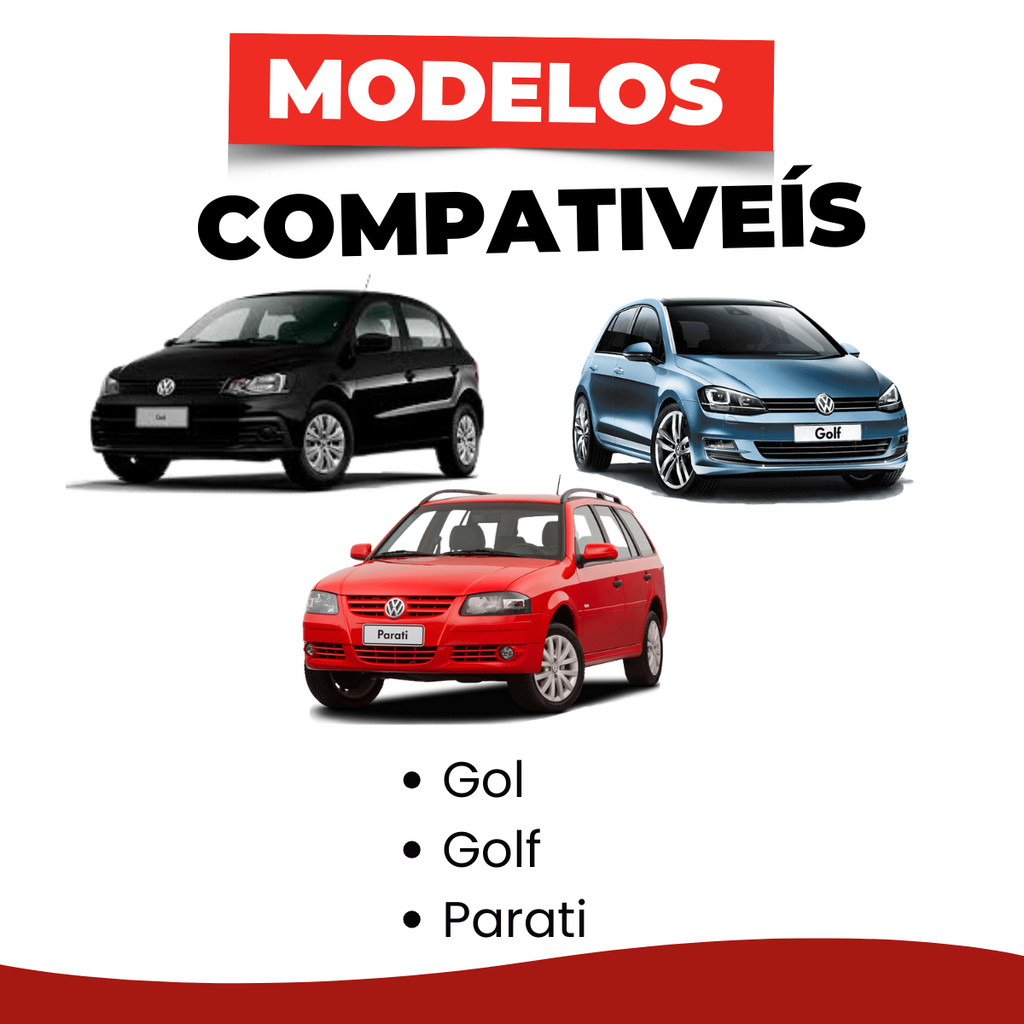 Par Arruela Torre Do Amortecedor P.U Bucha Reforçada Volkswagen Gol Golf Parati