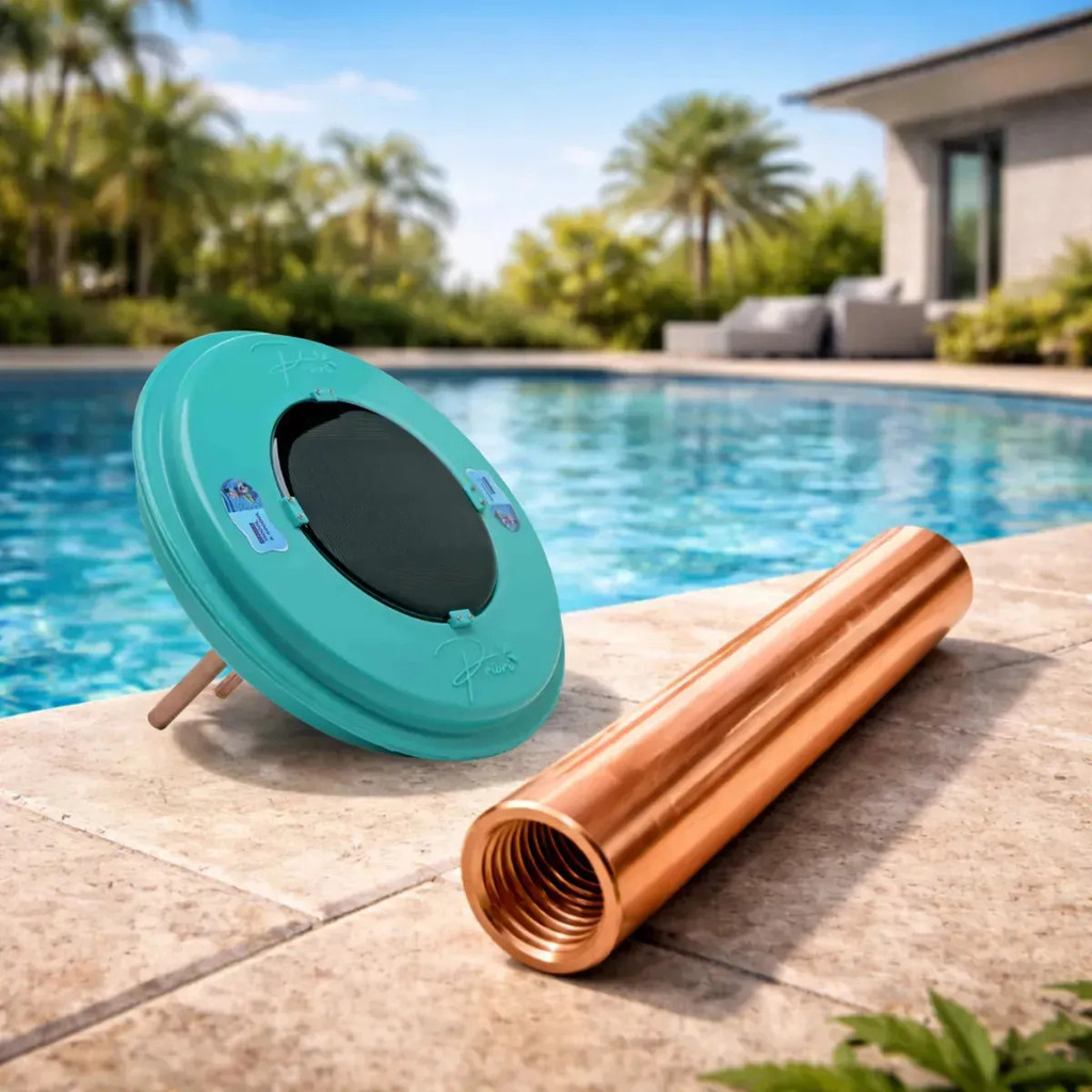 Refil Cobre Ionizador Solar Piscina Priori 15 a 40 mil L (Ion40) Eletrodo Anti Algas