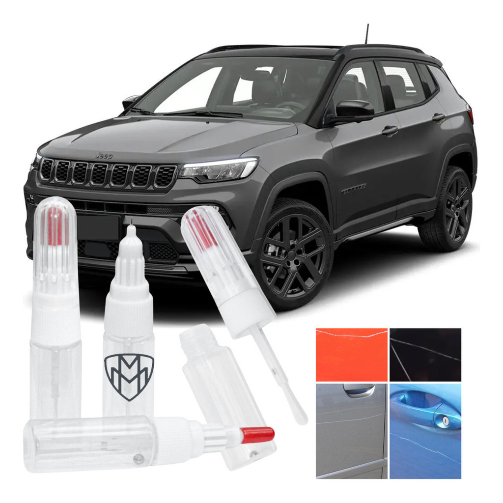 Caneta Micro Pintura Retoque Jeep Compass Sting Gray Vr503/b