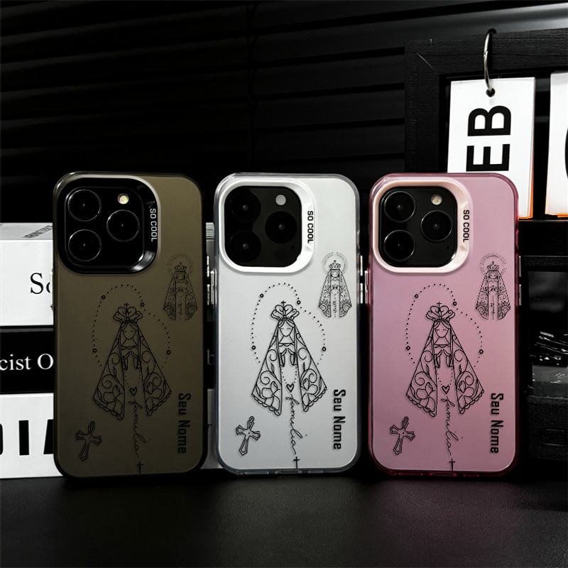 Capinha de celular personalizados Nossa Senhora Aparecida para iphone 13 normal 15 14 11 12 17 16 pro max 14 pro capa