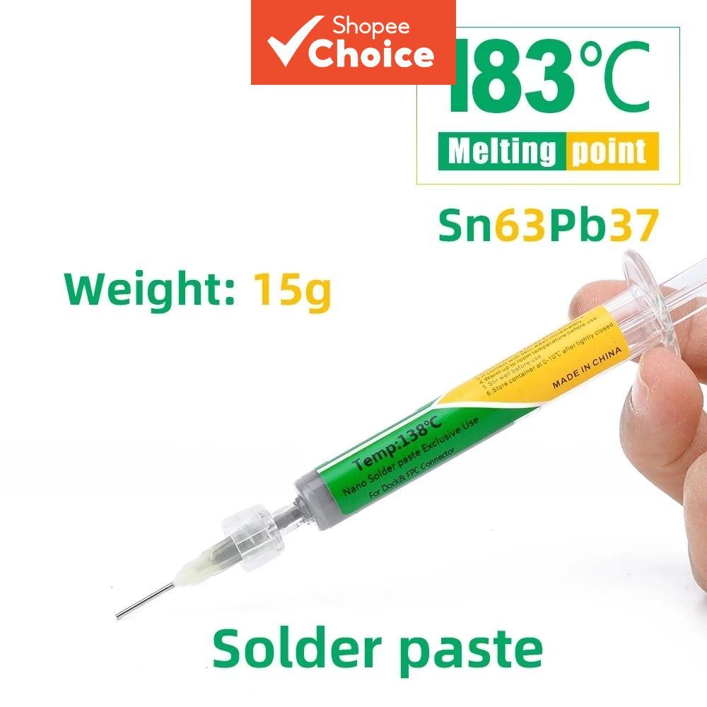 KEK Fábrica Tubo De Cristal Agulha Pasta De Solda 15g Embalagem Independente Especial Para Reparo De Telefone Linha De C