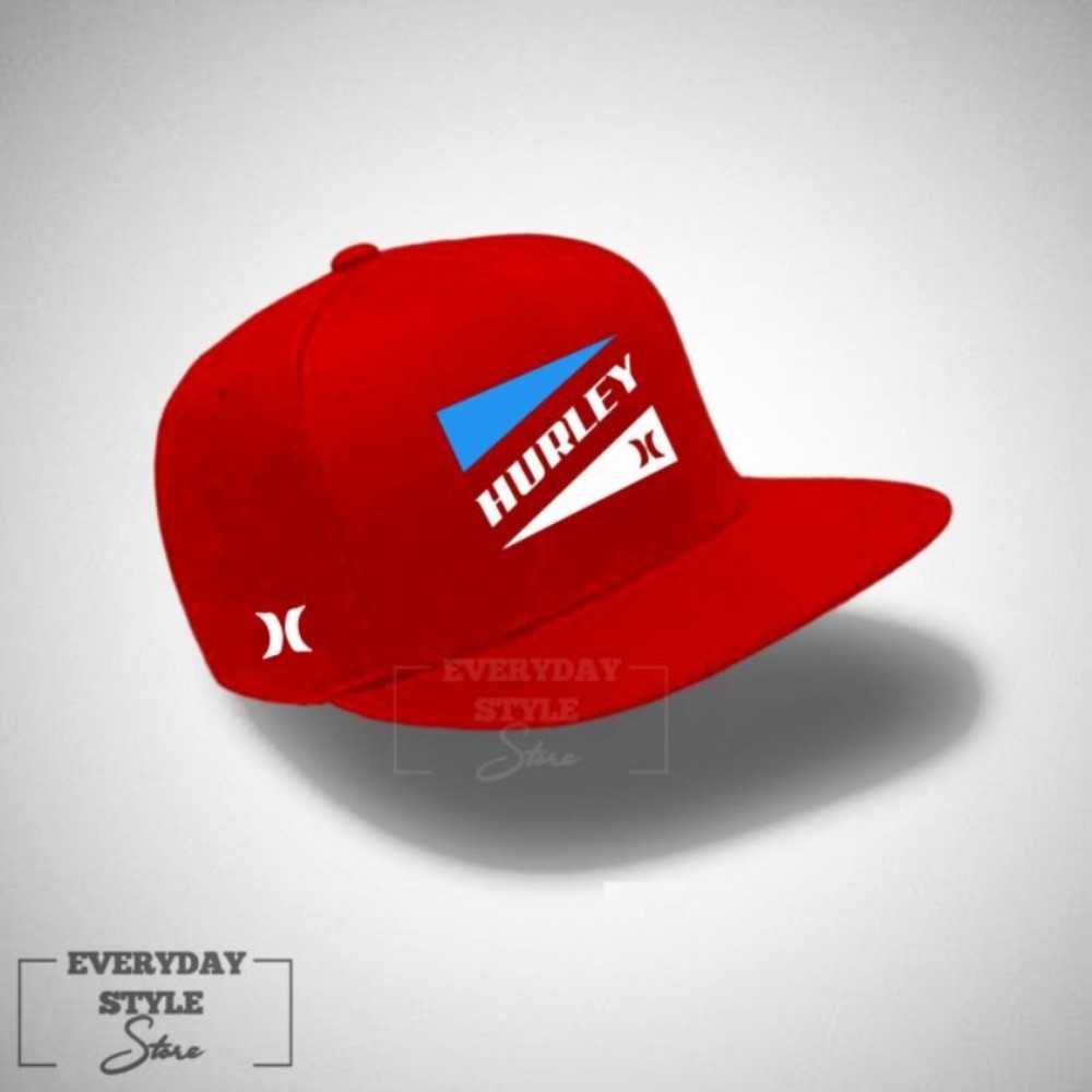 Hurley Ajustável Snapback Grande Circunferência Da Cabeça Boné De Beisebol Surf & High Street Estilo Masculino Feminino
