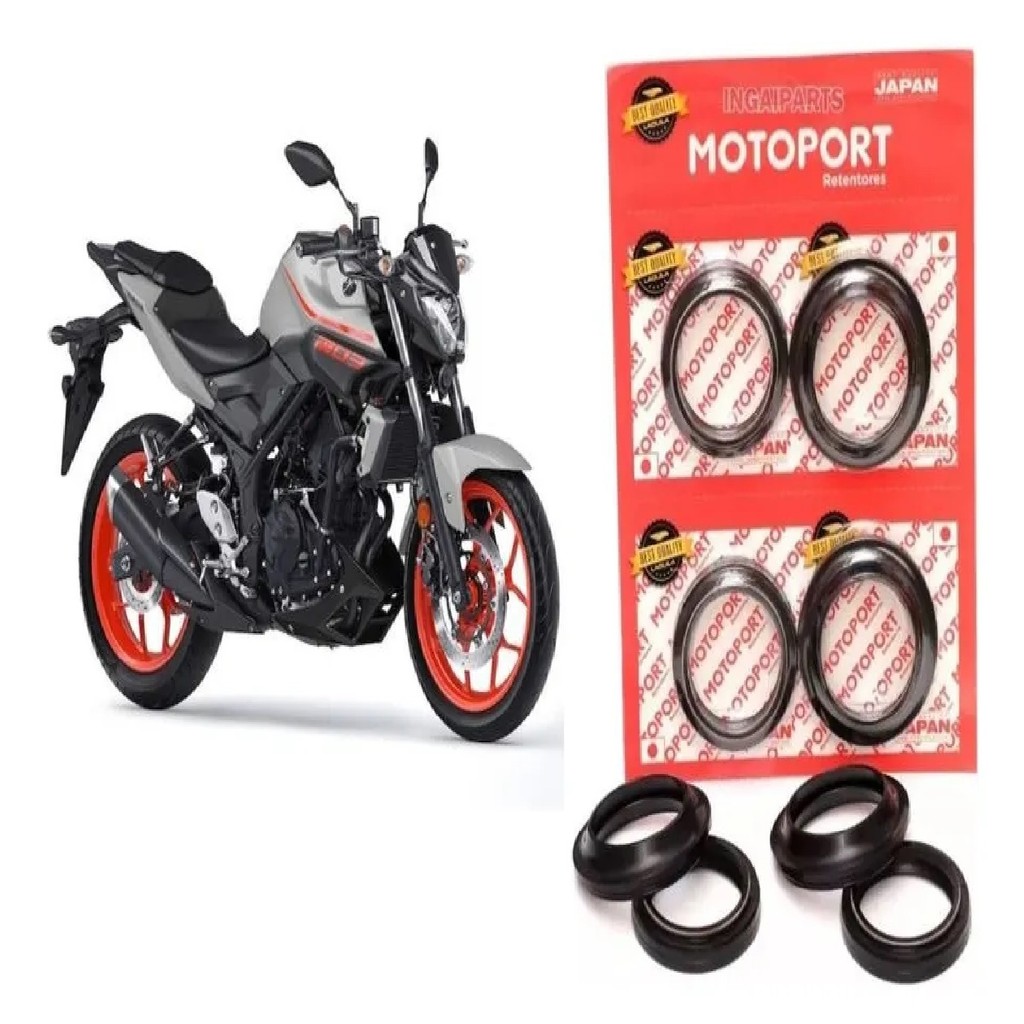 Retentor + Guarda Pó Bengala Yamaha Mt03 Mt-03 - 2016-2019