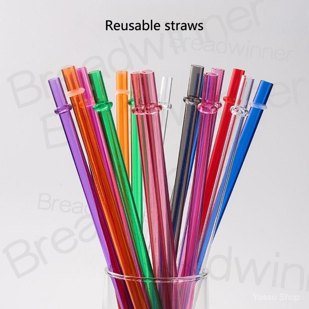 1pcs/5pcs Canudos De Reposição Reutilizáveis Para Copos De 40oz E 30oz O Produto Não Inclui Escova De Limpeza