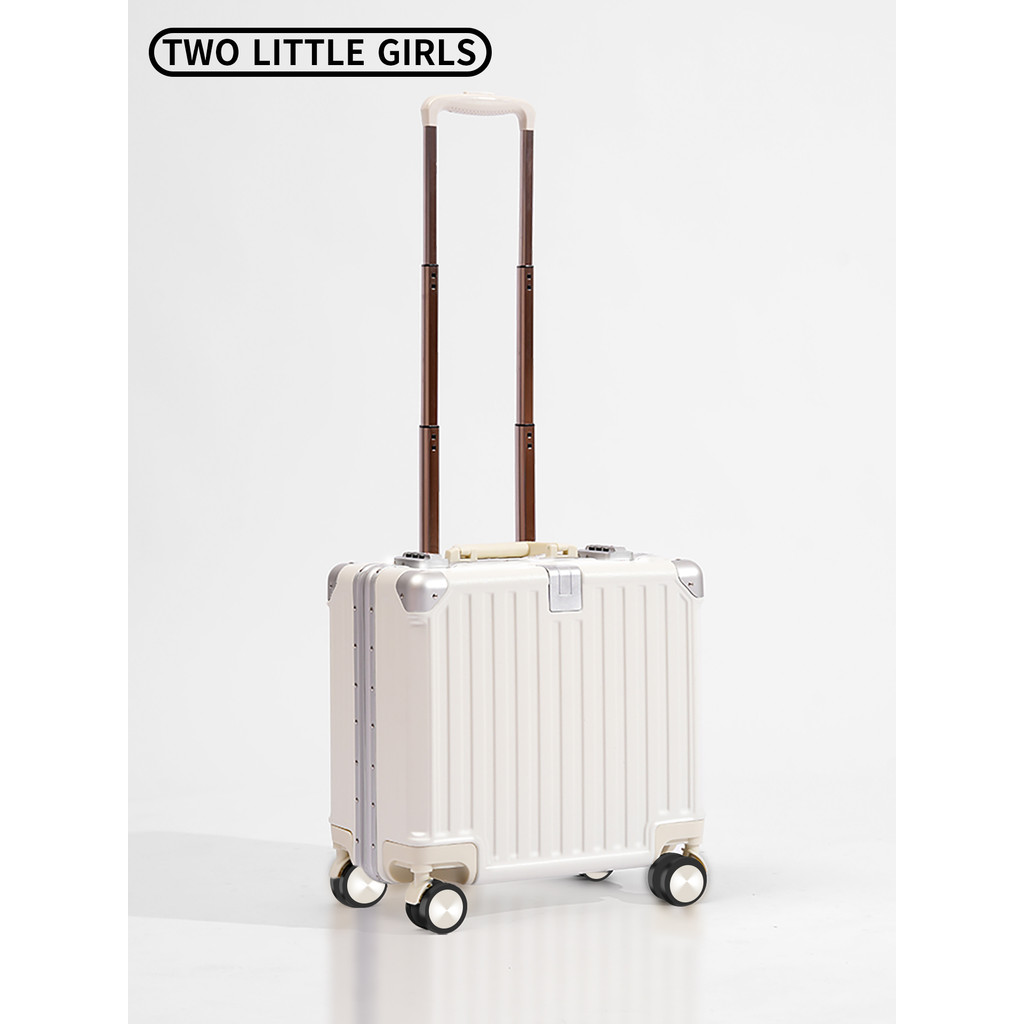 Pequena bagagem de viagem de curta distância 60cm leve trole caso feminino 20 caso senha de viagem quadro de alumínio ca
