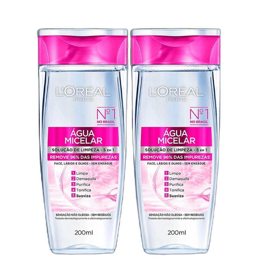 Kit L'Oréal Paris Dermo Expertise Água Micelar 2x200ml