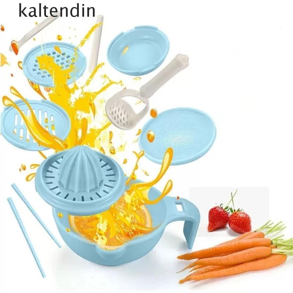 Tigela De Moagem De Comida Para Bebê KALTENDIN , Ralador De Purê De Frutas Multifuncional De Cor Sólida , Operação Manua