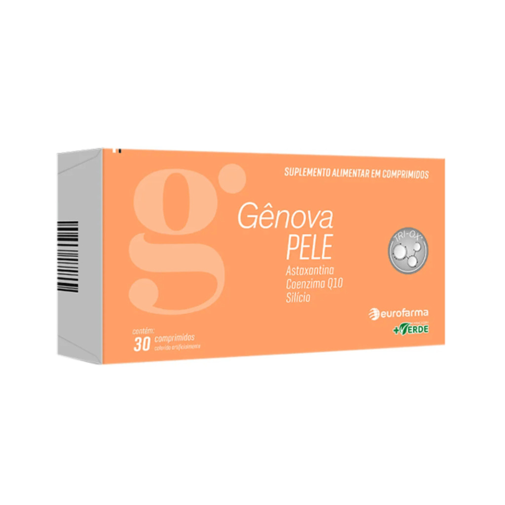 Genova Pele Suplemento Alimentar Q10 30comp