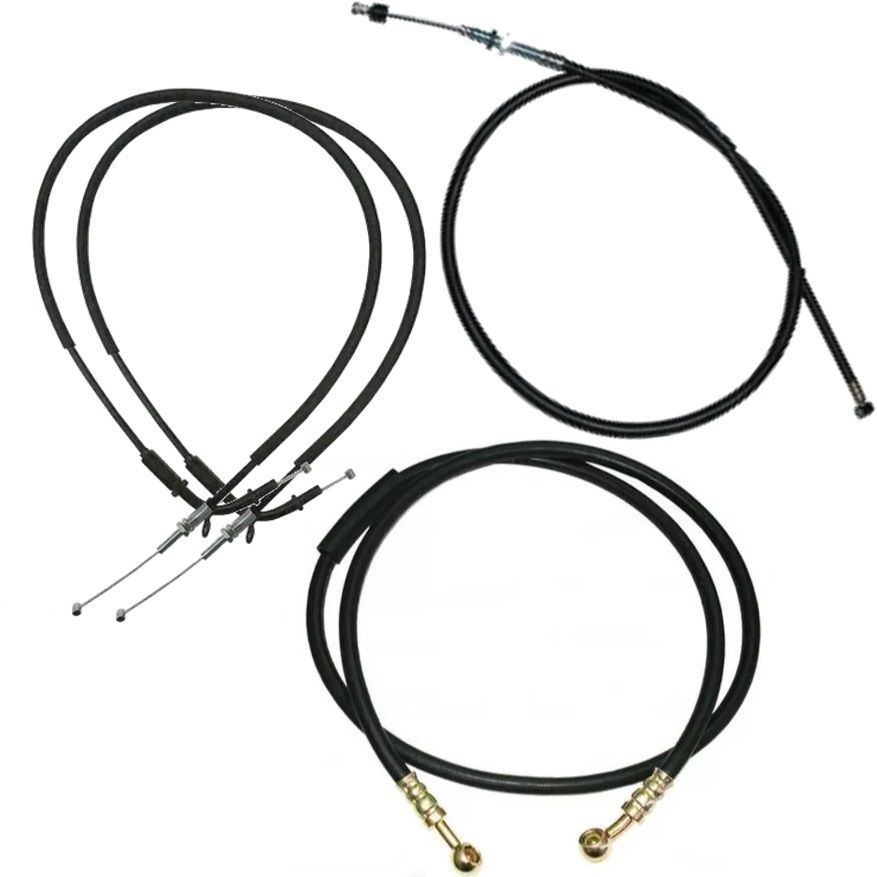 Kit Cabos Guidão Alto - Kansas e Mirage 150 para guidão 16"