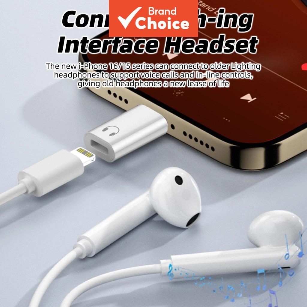 Adaptador De Áudio De Fone De Ouvido Tipo C Para iOS USB-Macho Conversor Feminino