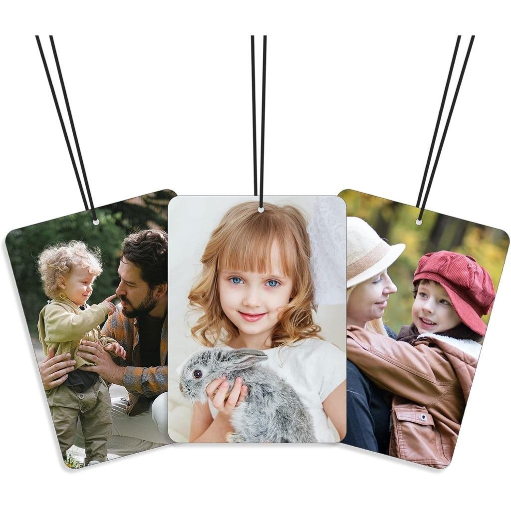 HDSD Custom Air Freshener for Car for Men or Women Personalized Car Fresheners Gifts with TextPhoto