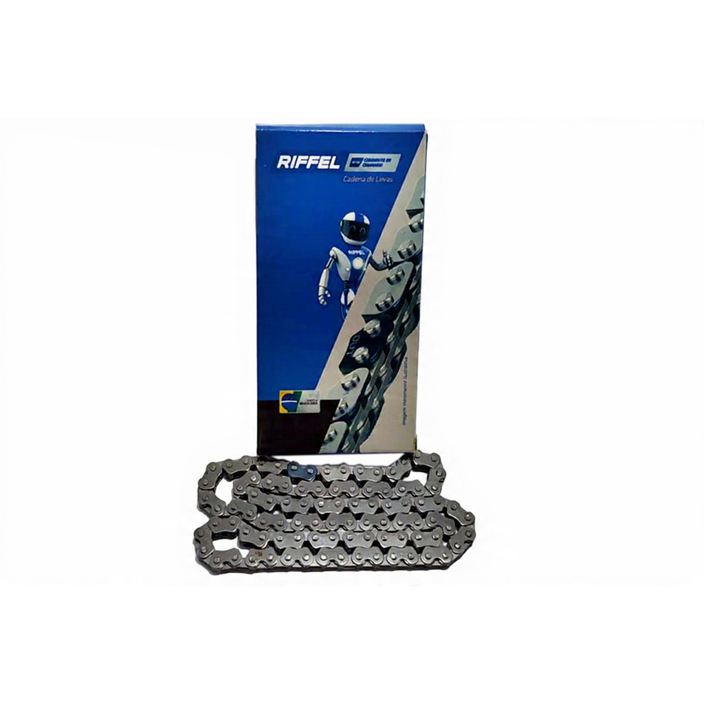 CORRENTE DE COMANDO RIFFEL PARA YES 125 BROS 150 CBX 150 NX 150 ( 100 ELOS )