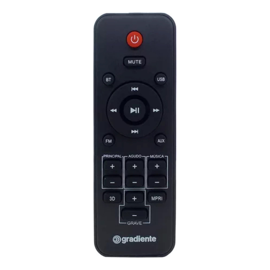 Controle Remoto Caixa De Som Gradiente Gms-300 100% Original