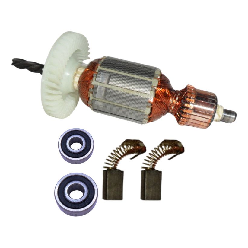 MT811 Furadeira Maktec Makita Induzido 110V Rolamentos Escova Carvão