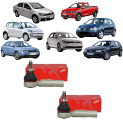 Par Ponteira Para Direção Trw Vw Fox Elétrica 2016 2017 2018
