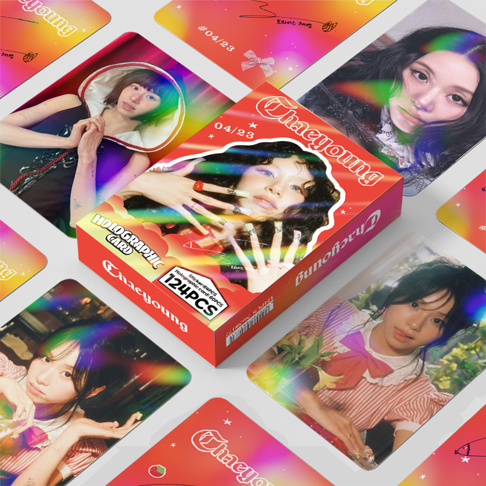 124 Unidades/Conjunto Cartões Postais Kpop Idol Chaeyoung lomo LASER Para Fãs em Oferta na Shopee