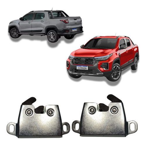 Par Fechadura Tranca Tampa Traseira Strada Freedom 2020 A 2026 tambem 2005 a 2019
