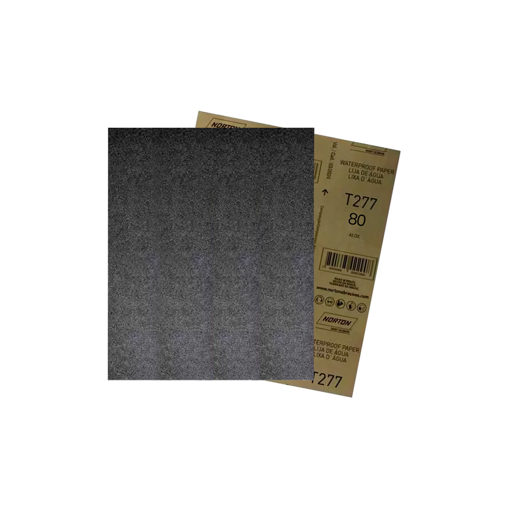 Lixa D’água Gramatura 80 T277 230x280 Folha Norton