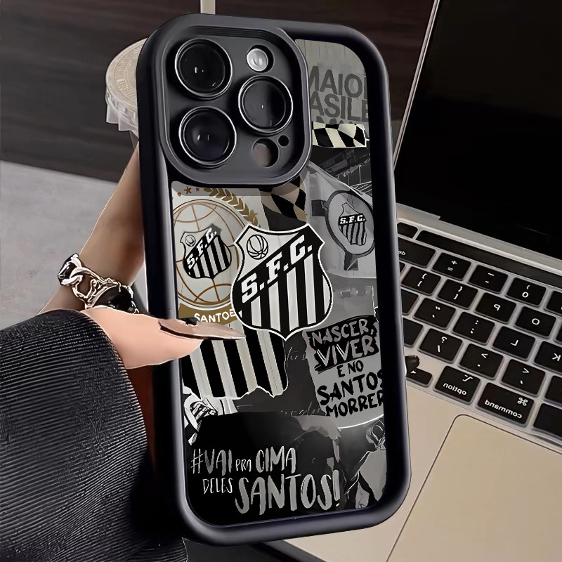 Capinha de mascote de Santos para Xiaomi Redmi Note 13 12 11 9 10 10C 14C 8 11A 