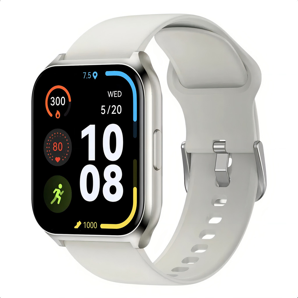 Relógio Smartwatch Haylou Watch 2 Pro Tela 1,85 Pol Original(Prata)