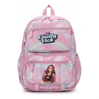 Mochila Escolar Emilly Vick Youtube Volta As Aulas em Oferta na Shopee