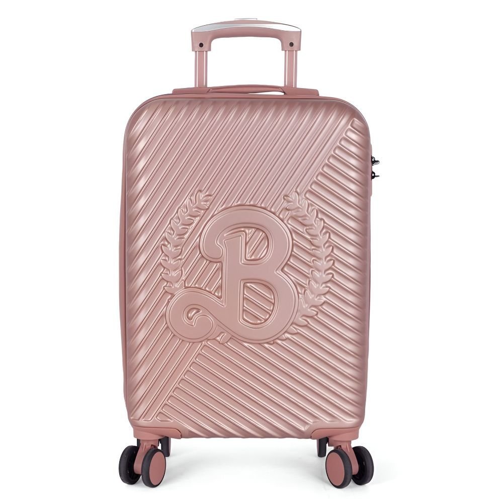 Mala De Viagem Bordo 10kg Giro 360 Barbie Rose 80Anos Mattel
