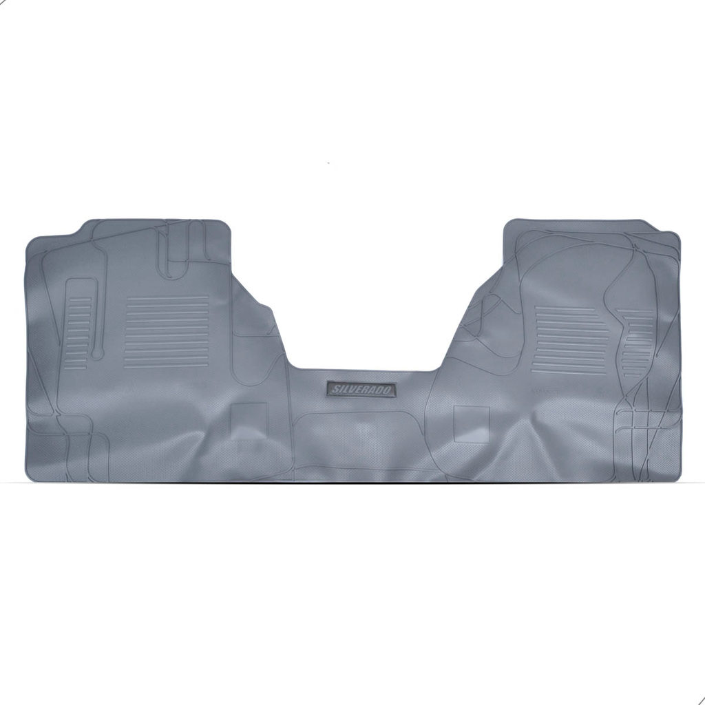Tapete Borracha Cinza Silverado Cabine Simples 1997 1998 1999 2000 2001 2002